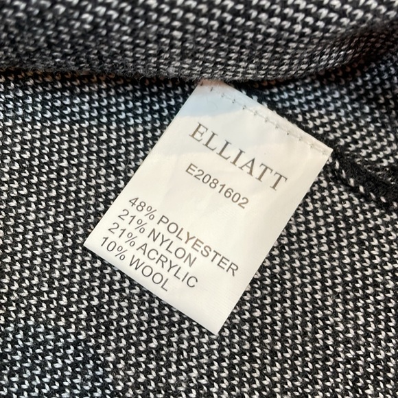 Elliott Sweater Dress Tunic Size S Black And White EUC Like New - Picture 8 of 9